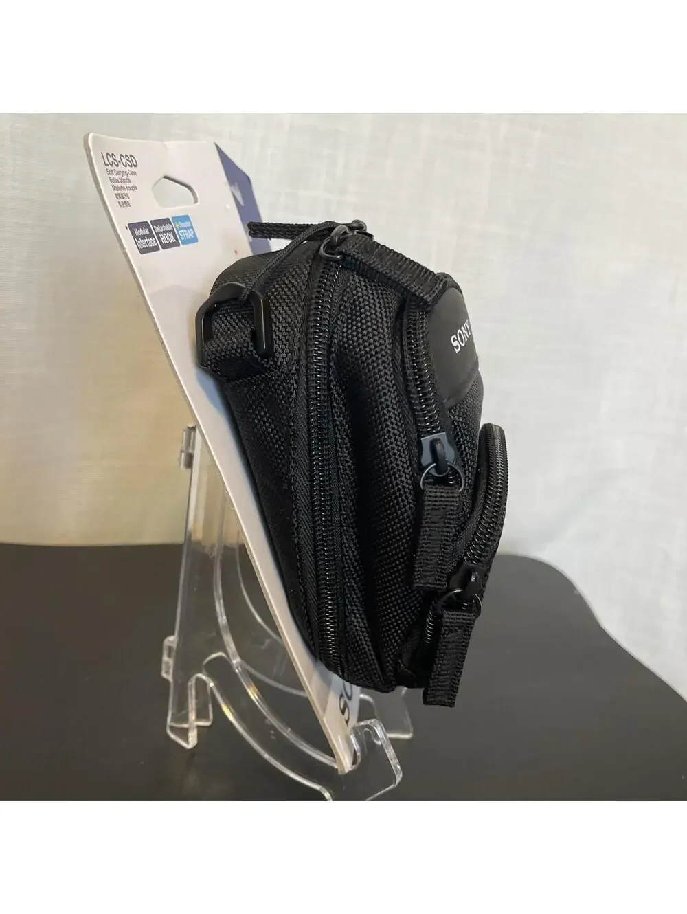 Sony Cyber-Shot LCS-CSD Camera Carry Bag Case 3 Pocket W/ Strap Belt Loop NWT